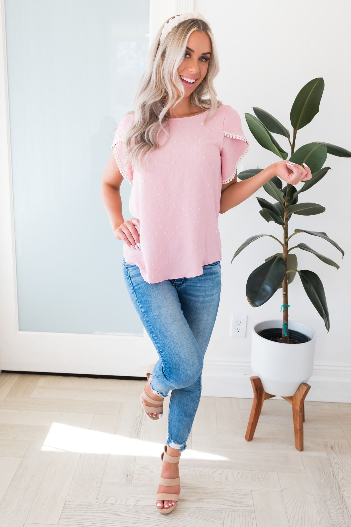 Pretty Pom Pom Modest Top NeeSee's Dresses 