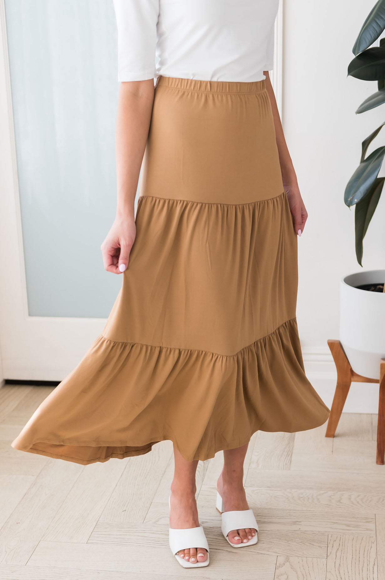 Autumn Delight Modest Maxi Skirt Skirts vendor-unknown 
