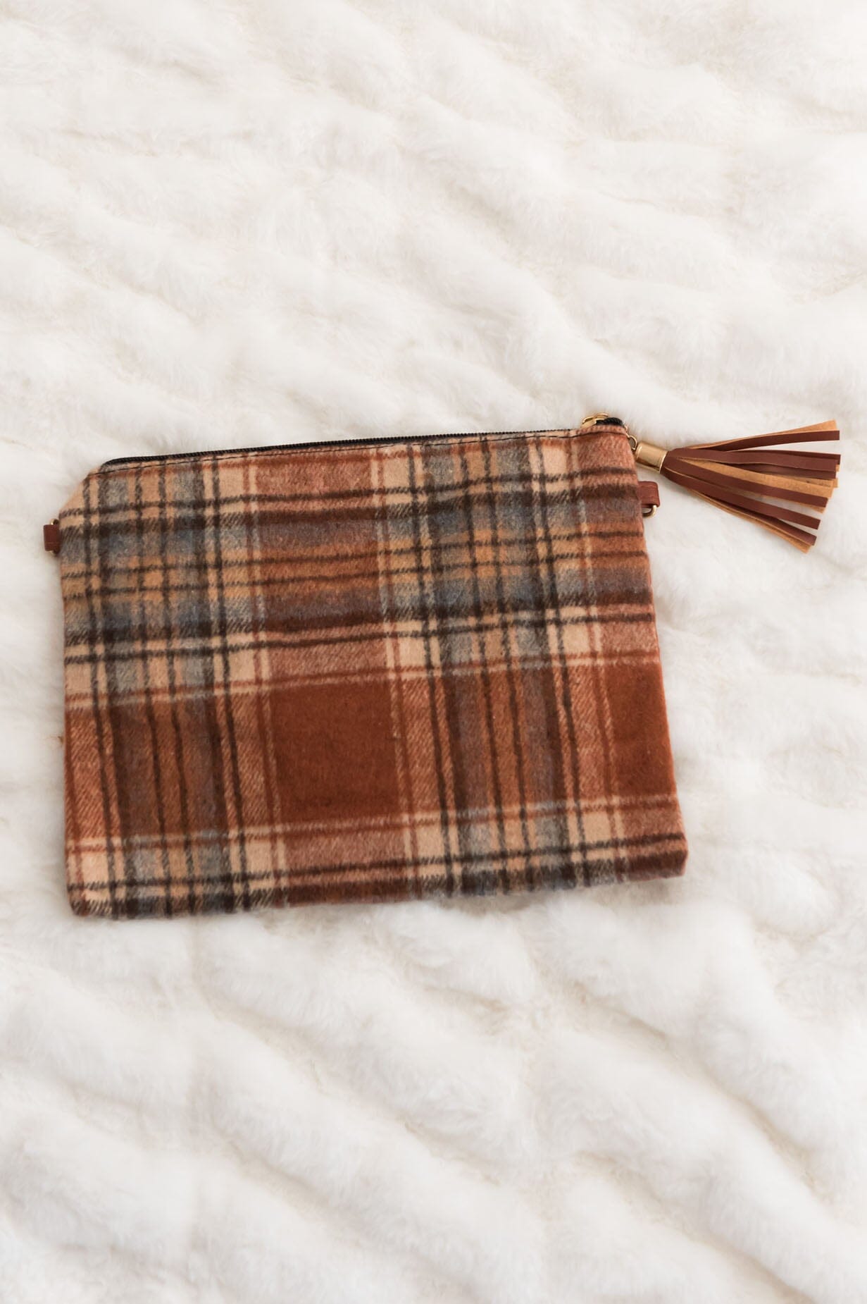 Everything You Need Plaid Clutch Accessories & Shoes Leto Accessories 