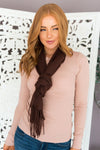 Cozy & Stylish Fringed Edge Scarf Accessories & Shoes Leto Accessories