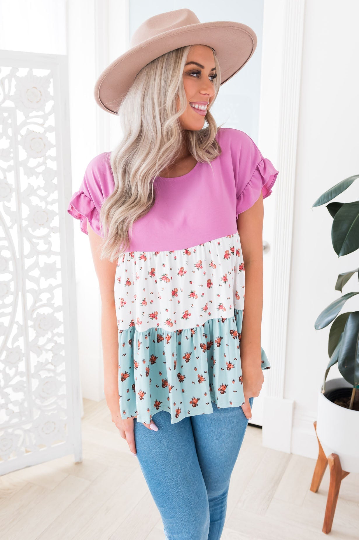 Weekend Feels Modest Blouse Modest Dresses vendor-unknown 