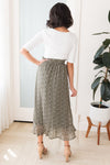 Fall Breeze Modest Button Skirt Modest Dresses vendor-unknown