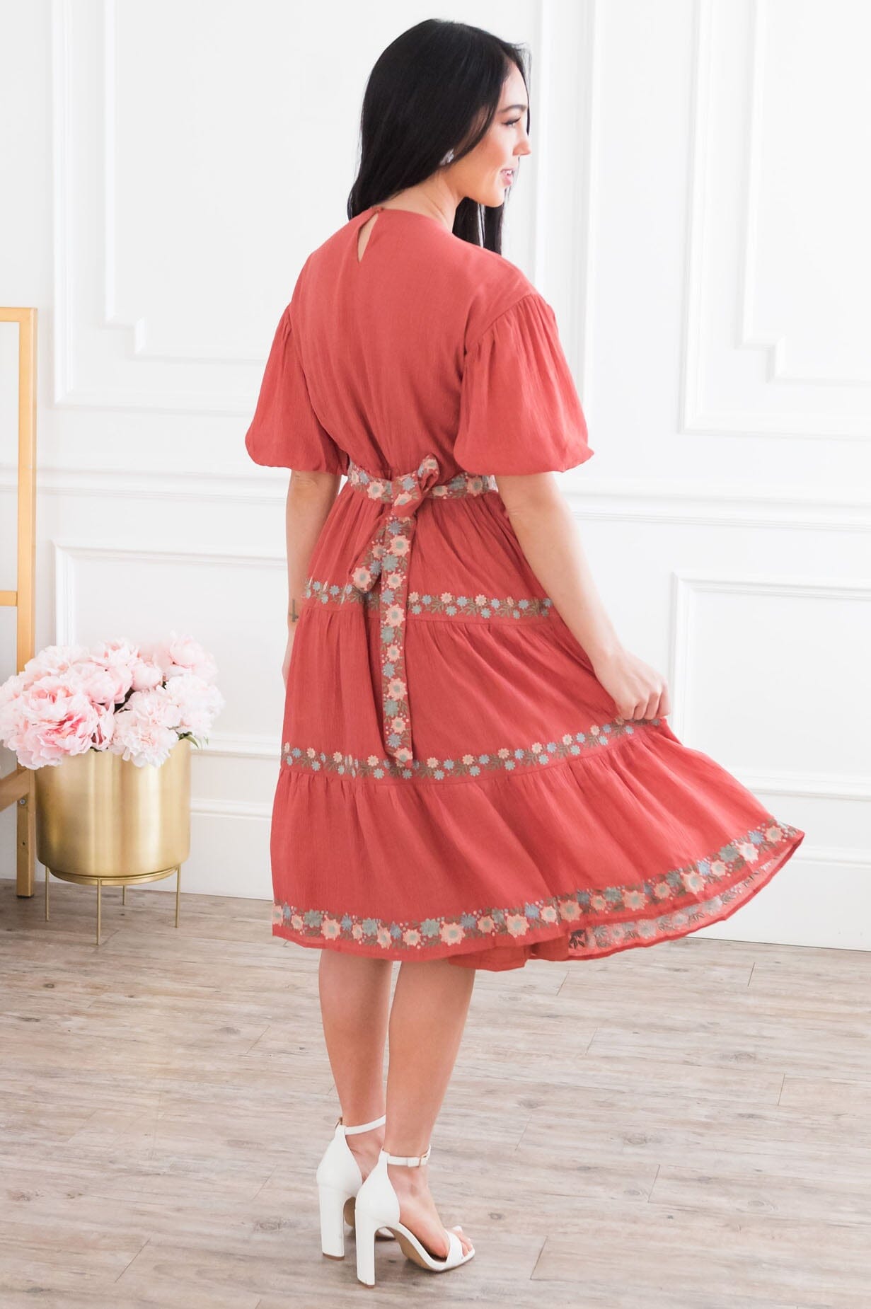 The Brandy Modest Dresses vendor-unknown 