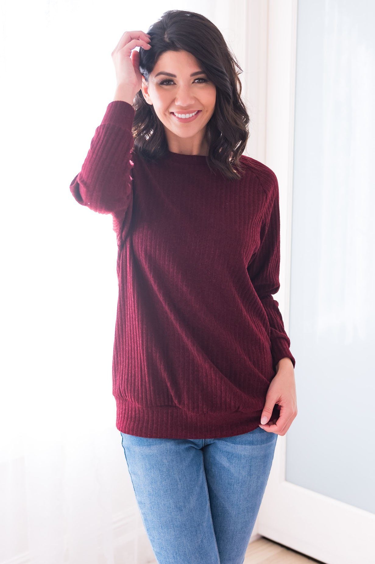 On My Mind Modest Sweater Modest Dresses vendor-unknown 