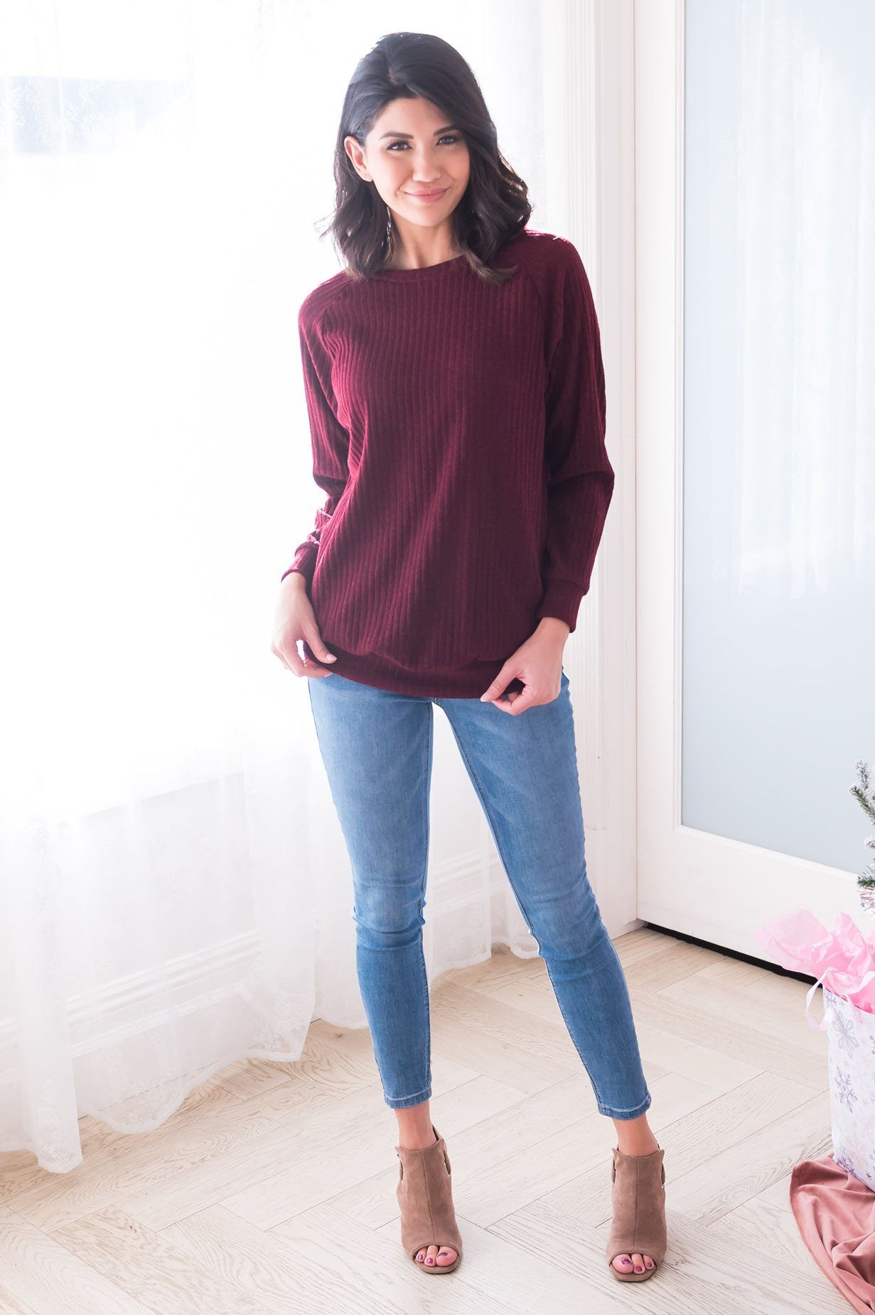 On My Mind Modest Sweater Modest Dresses vendor-unknown 