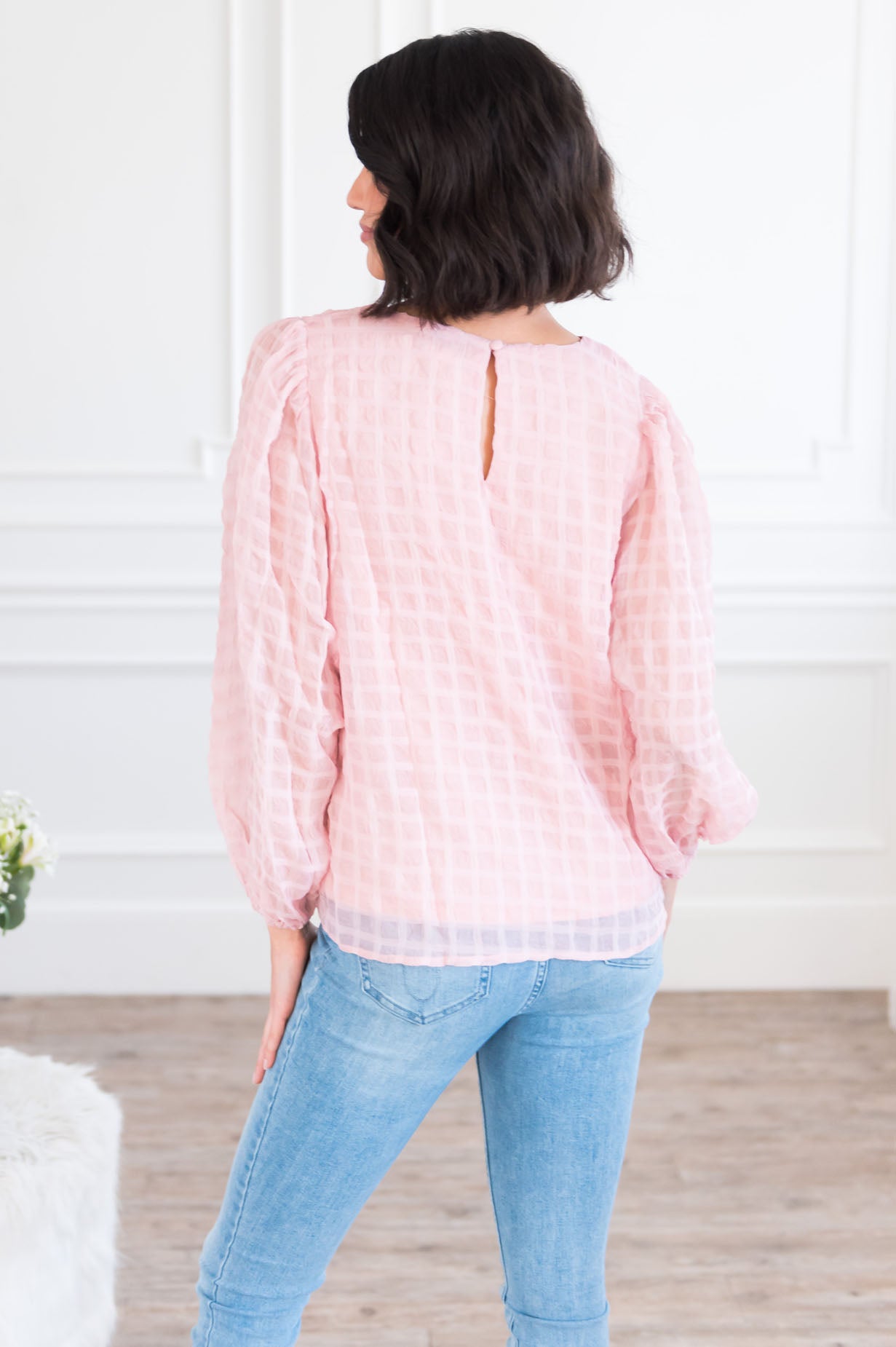 Bring On Spring Modest Blouse Tops vendor-unknown 