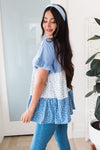 Genuine Soul Tiered Color-block Top NeeSee's Dresses