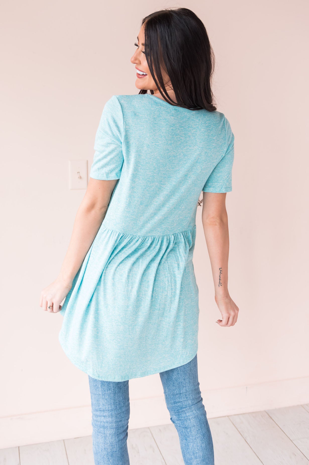 Sweet Hello Modest Baby Doll Top Modest Dresses vendor-unknown 