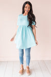 Sweet Hello Modest Baby Doll Top Modest Dresses vendor-unknown