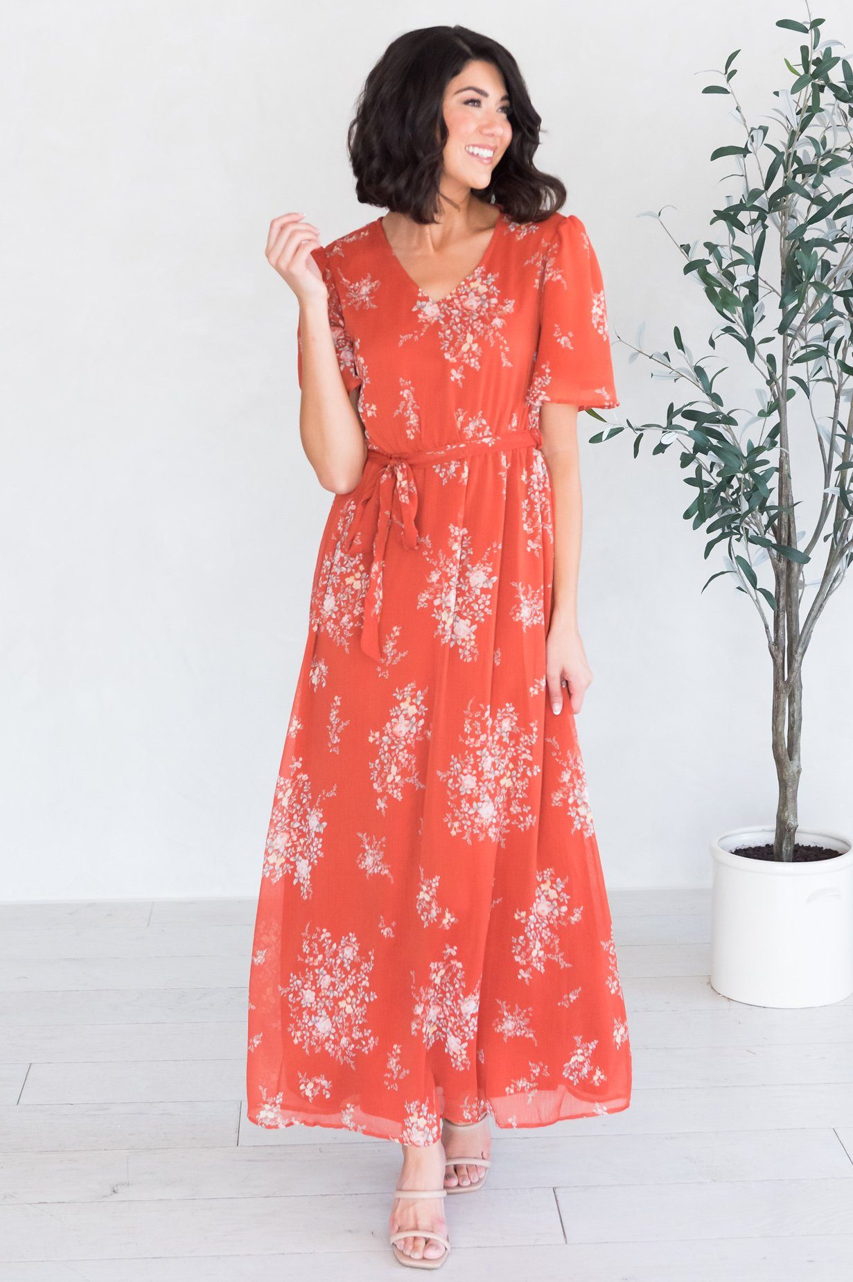 The Sarai Modest Dresses teanrose 
