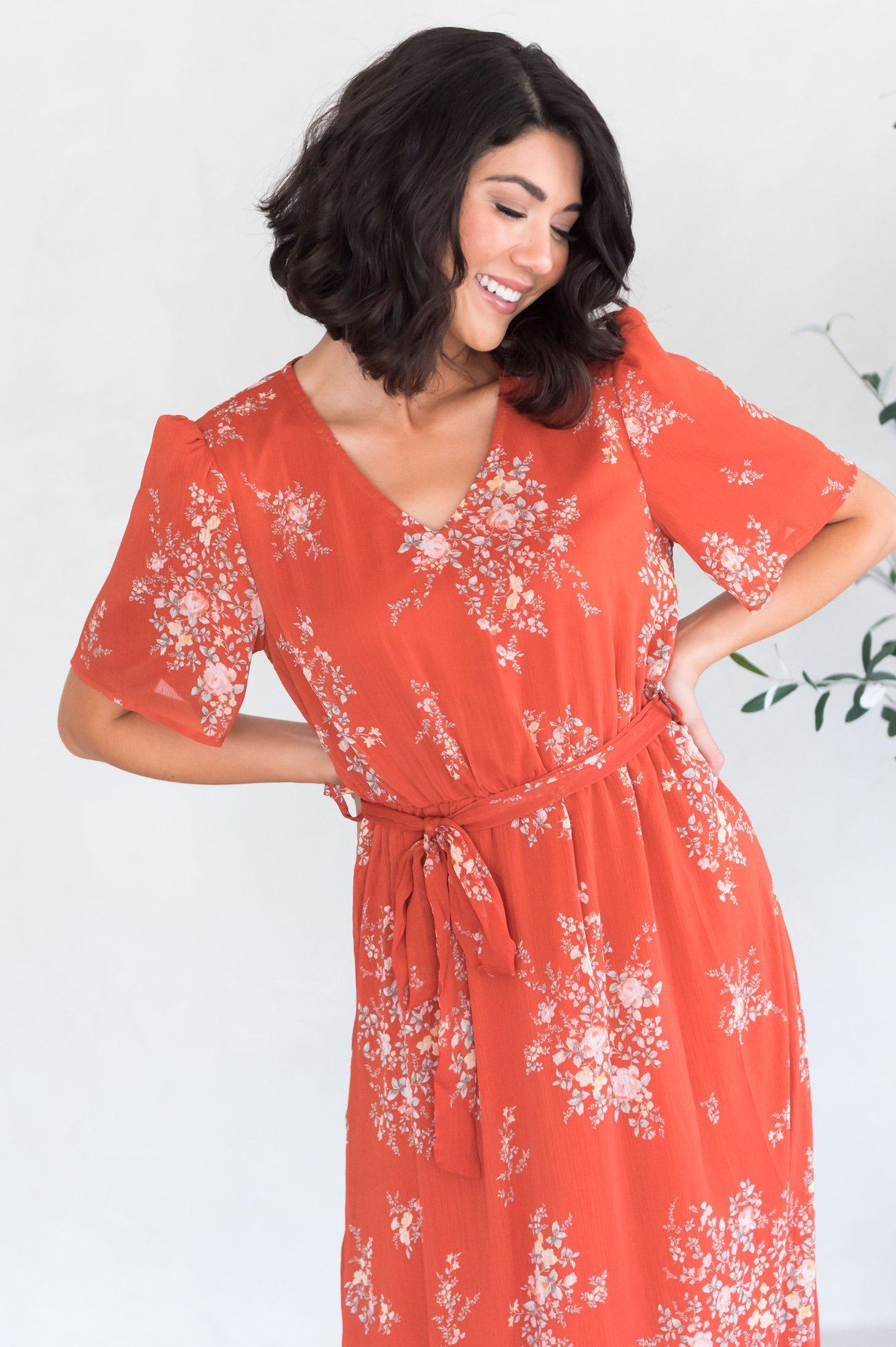 The Sarai Modest Dresses teanrose 