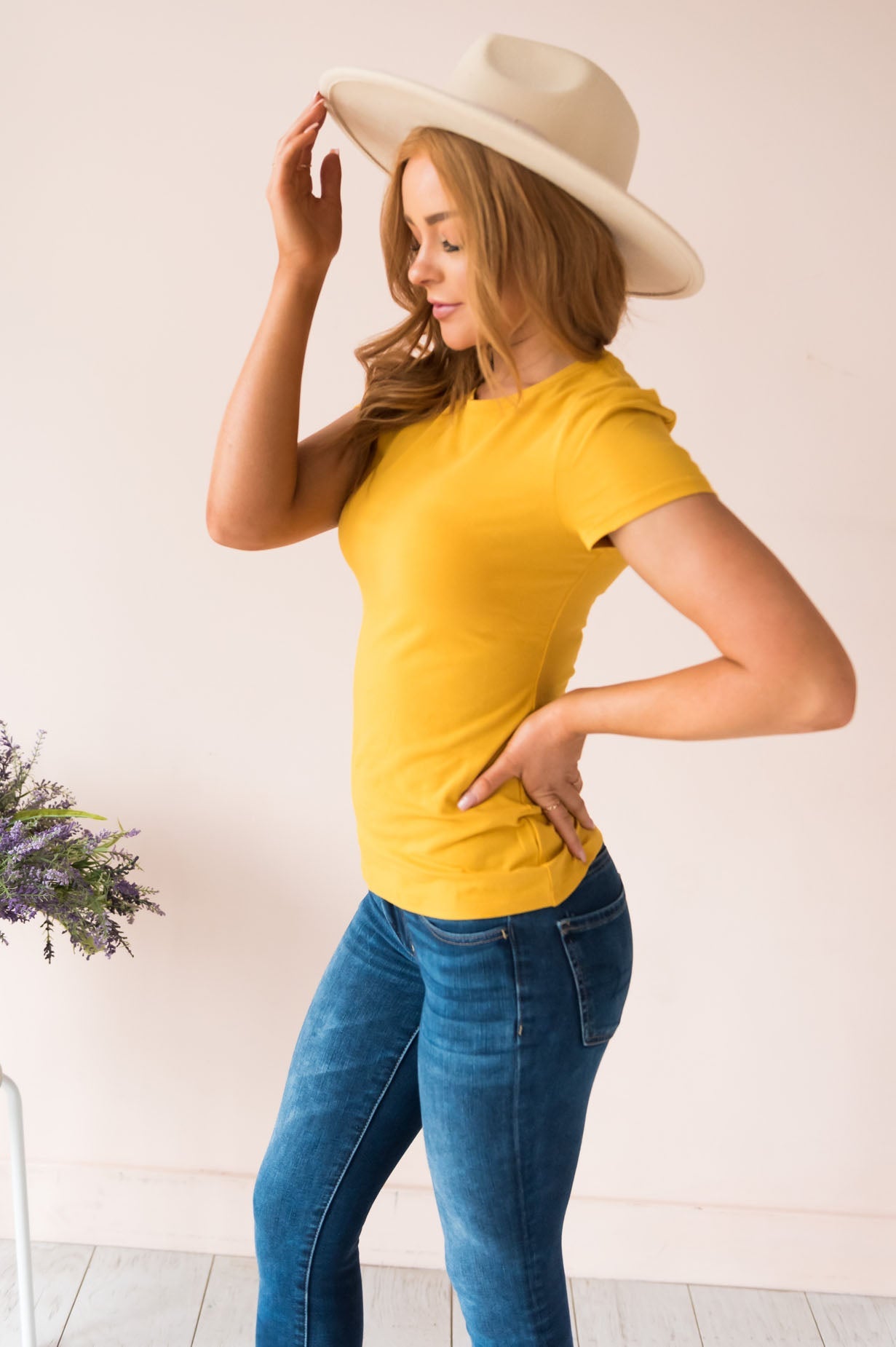 Casual Dreamer Modest Crewneck Tee Modest Dresses vendor-unknown 