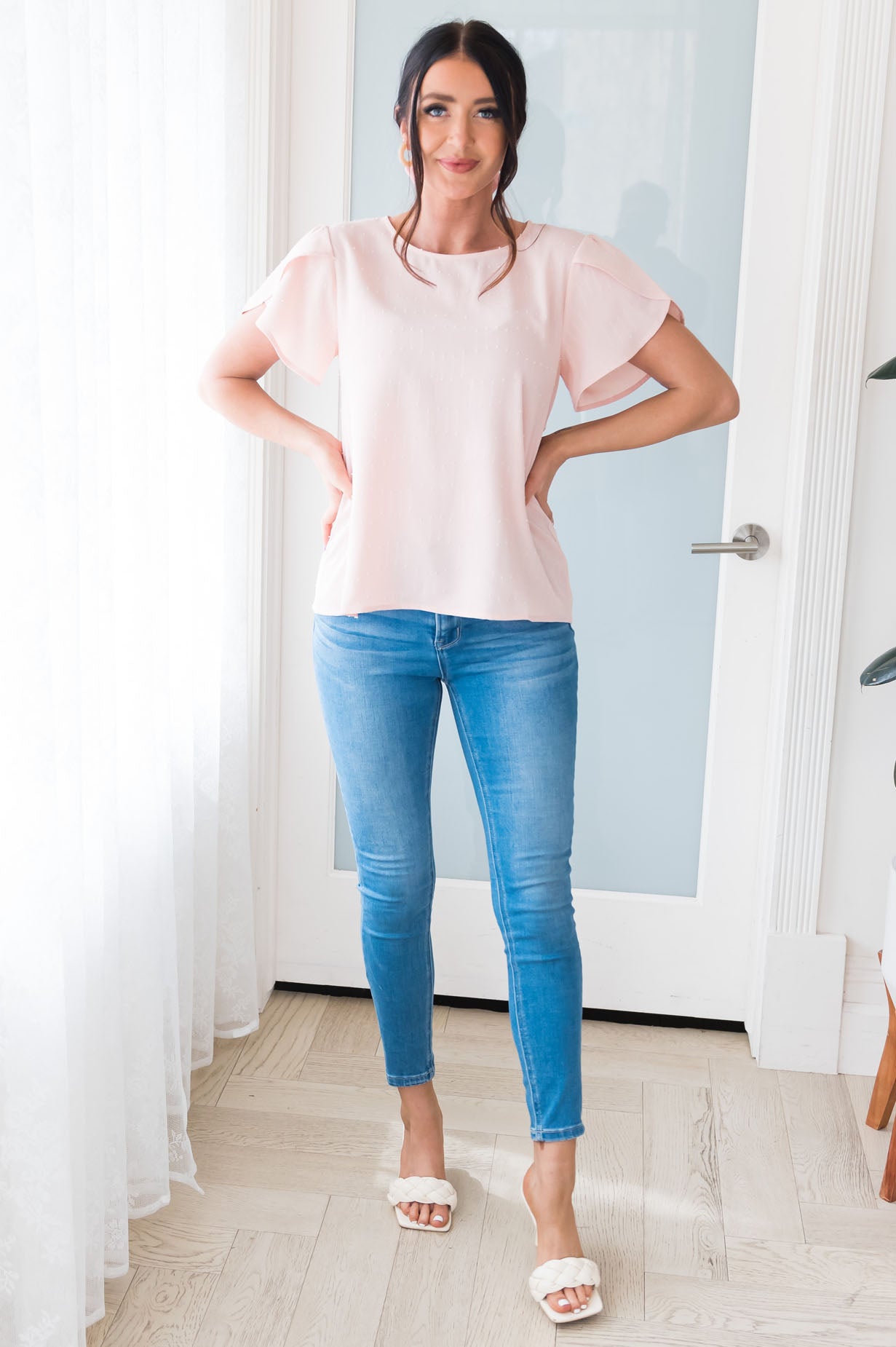 Obsessed With Spring Modest Top Tops vendor-unknown 