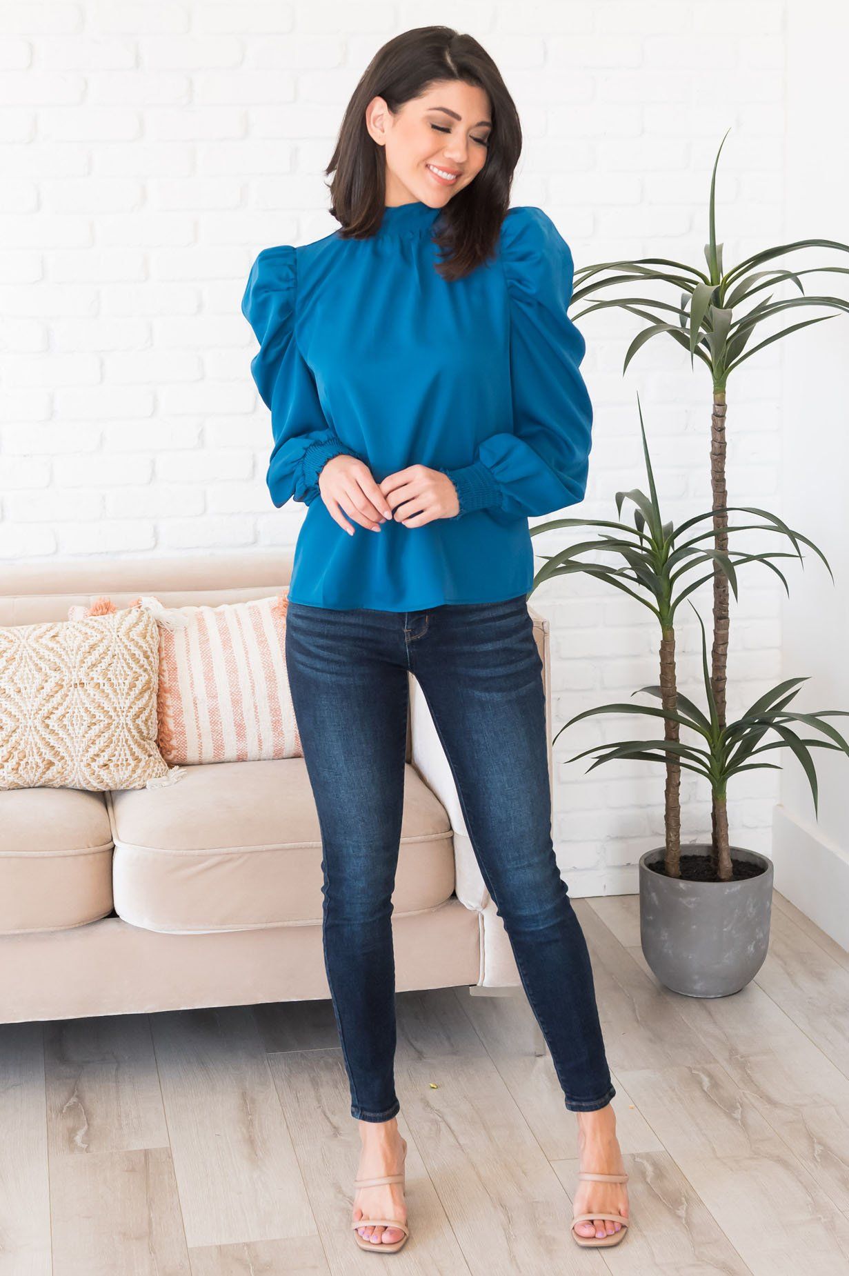 Glitz & Glam Modest Blouse Tops vendor-unknown 