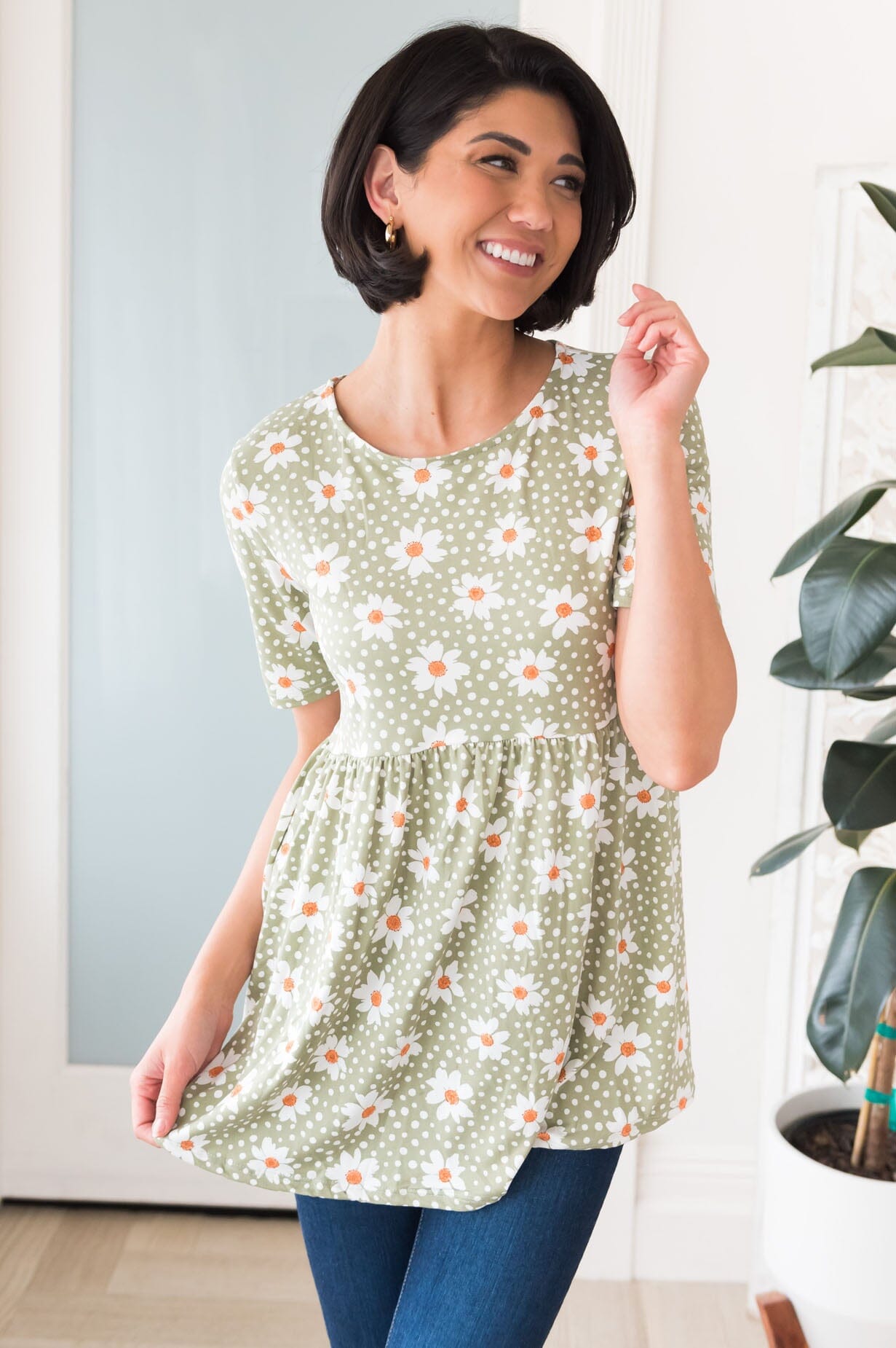 Daisy Love Babydoll Top NeeSee's Dresses 