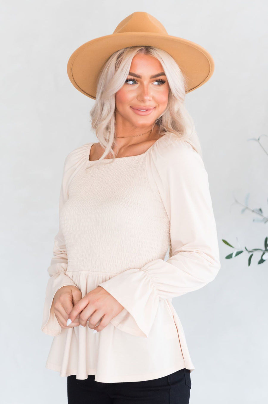 The Perfect Time Modest Blouse