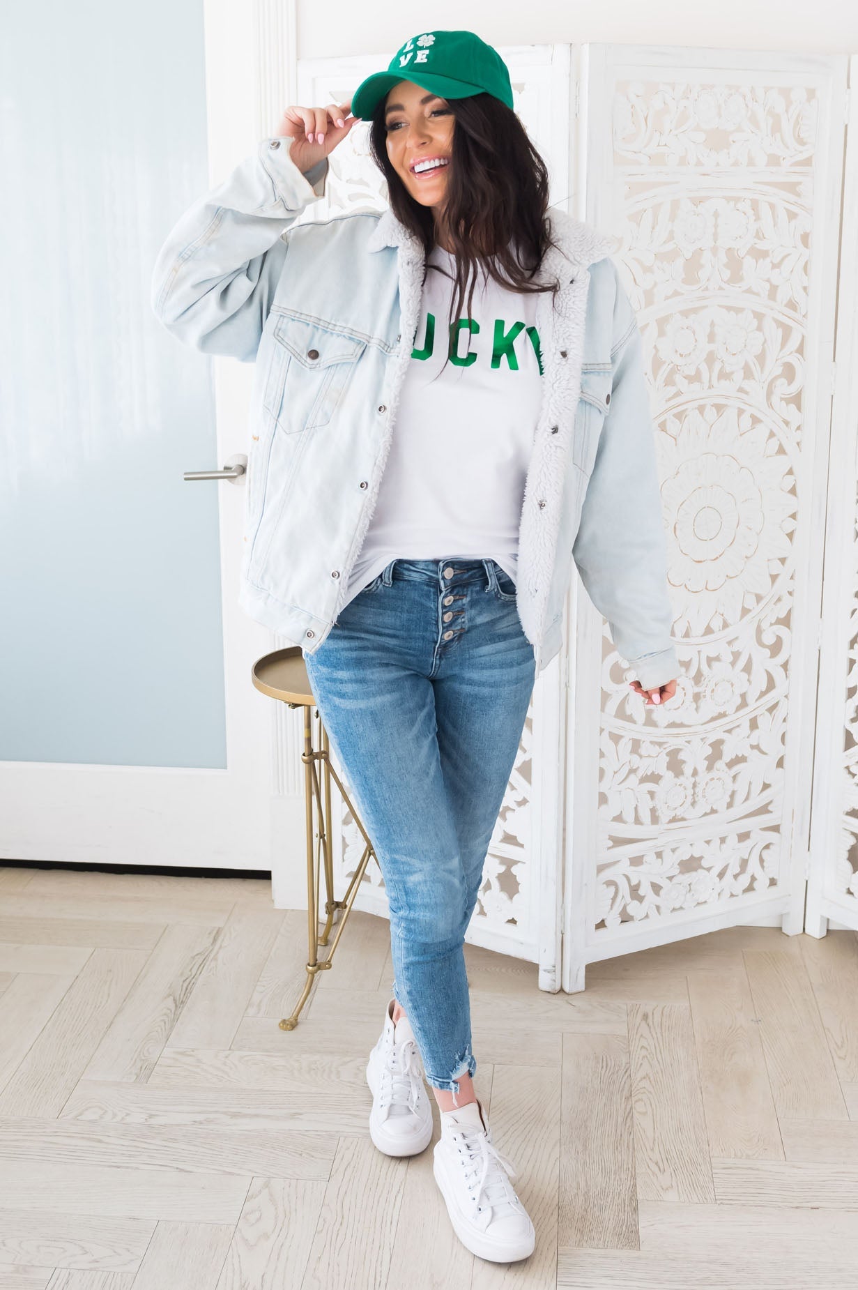 Lucky In Love Baseball Hat Accessories & Shoes Leto Accessories 