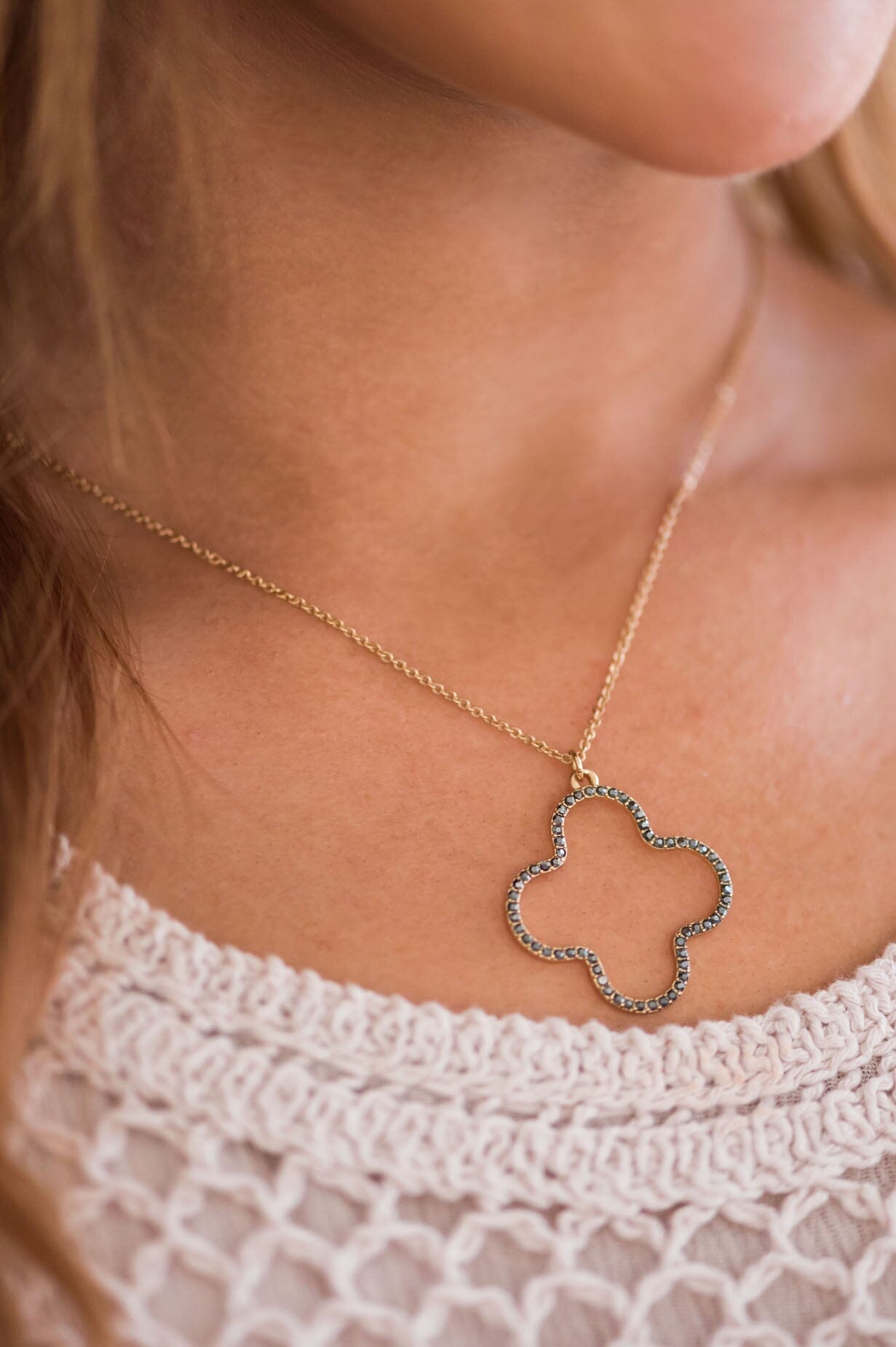 Lucky In Love Necklace & Earring Set Accessories & Shoes Leto Accessories 