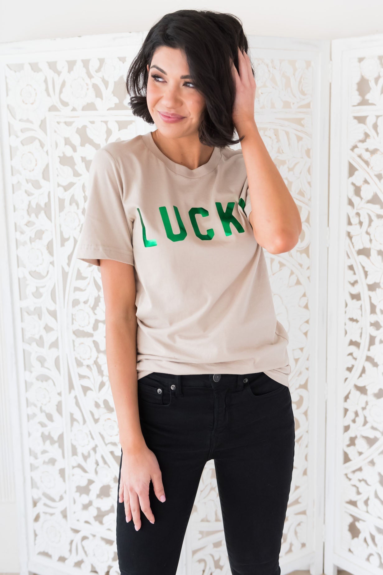 Big Luck Modest Tee Modest Dresses vendor-unknown 