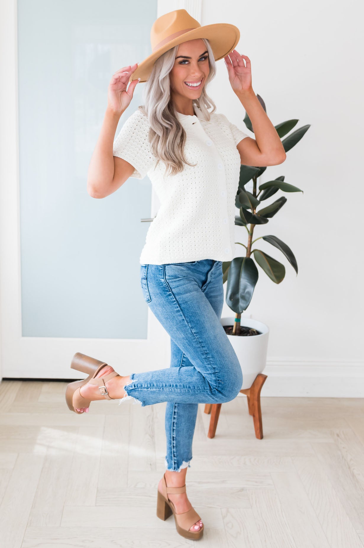 Meant To Be With Me Modest Sweater Tops vendor-unknown 