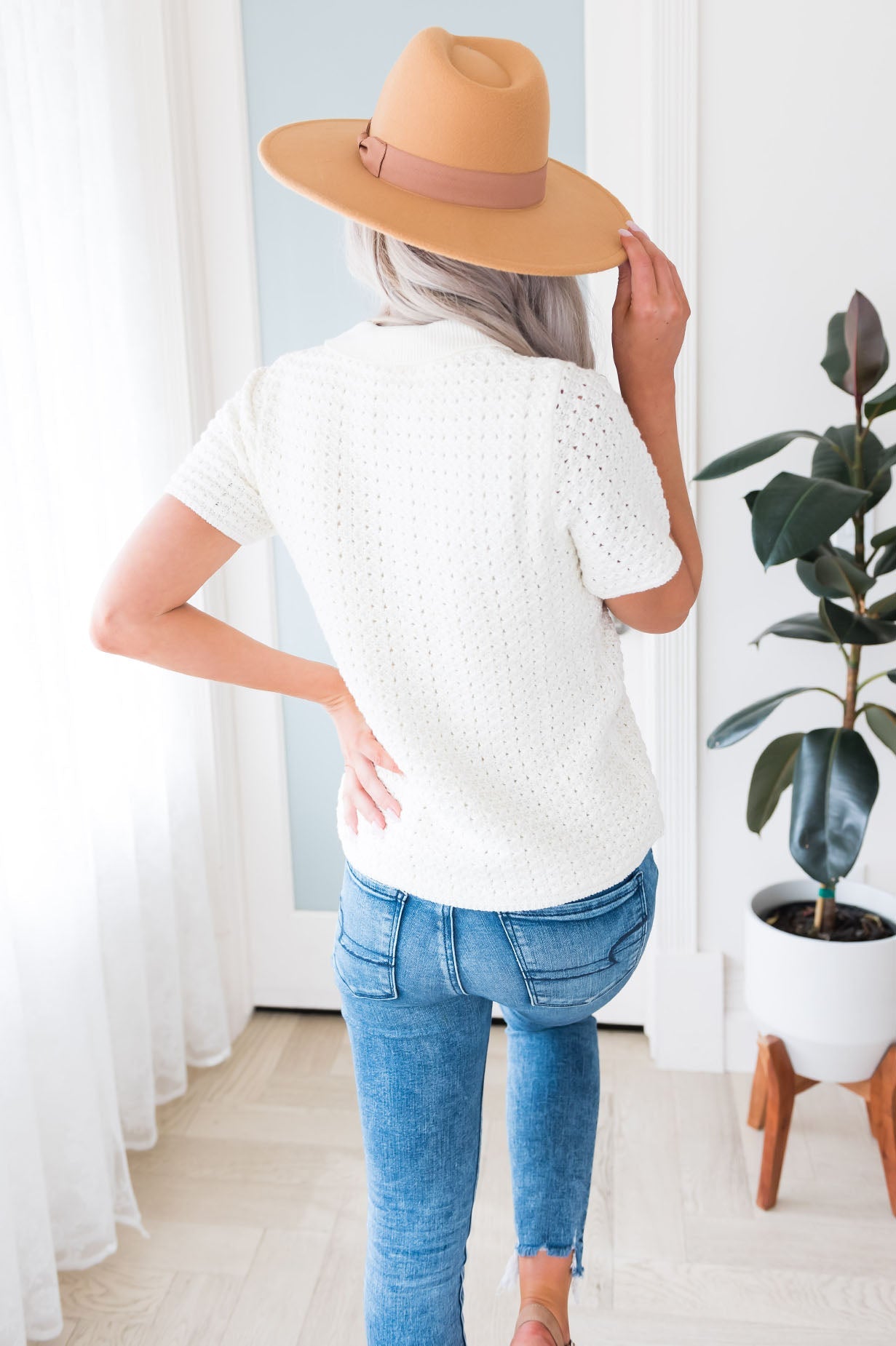 Meant To Be With Me Modest Sweater Tops vendor-unknown 