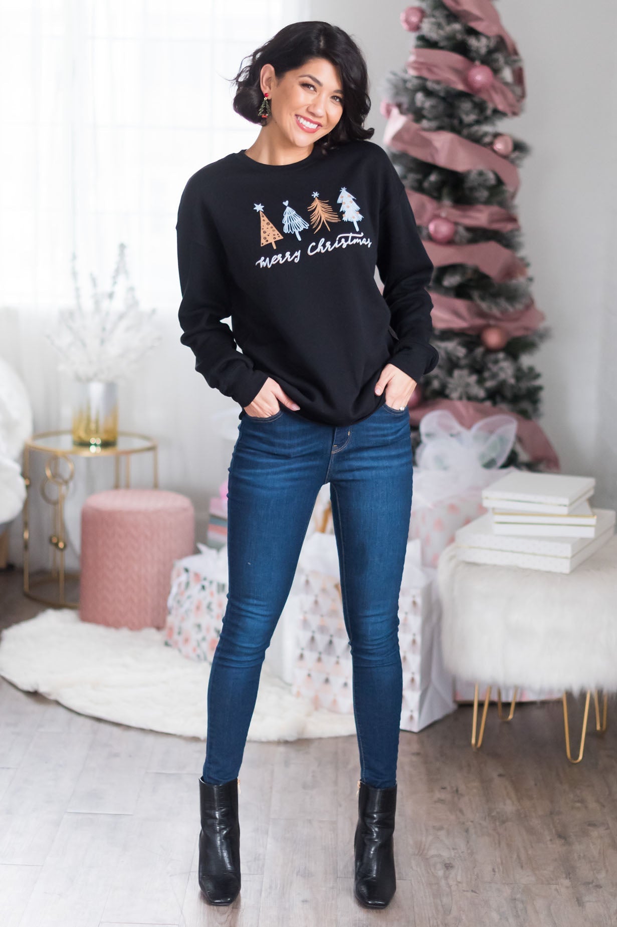 Oh Christmas Tree Modest Sweatshirt Modest Dresses vendor-unknown 