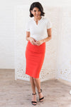 Fashionably Late Modest Pencil Skirt Modest Dresses vendor-unknown