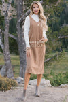 The Rachel Overall Dress Modest Dresses vendor-unknown S Camel