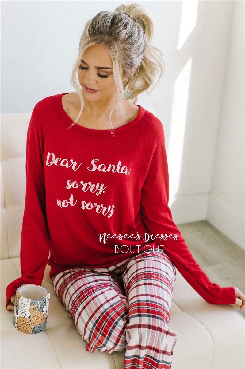 Dear Santa Pajama Set