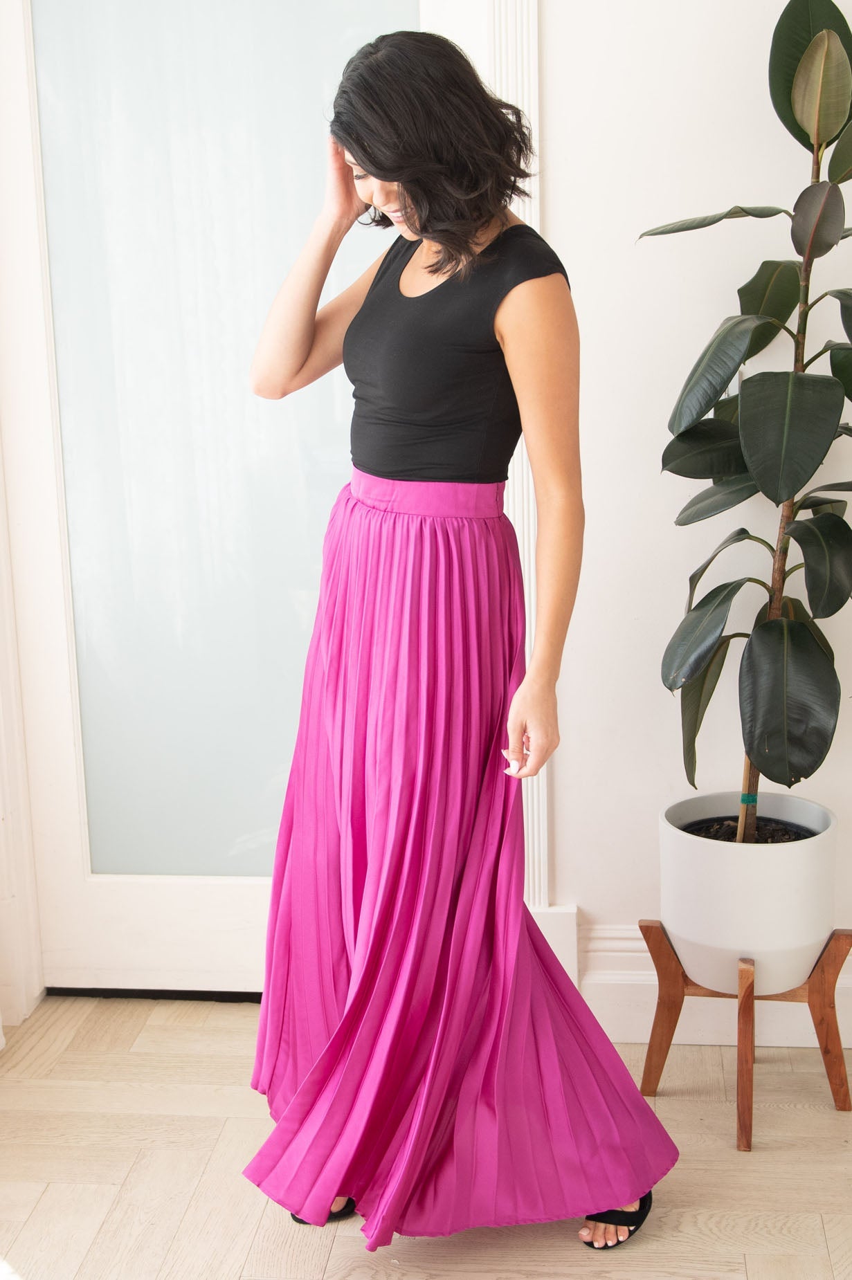 Reaching For The Stars Modest Maxi Skirt Skirts vendor-unknown 