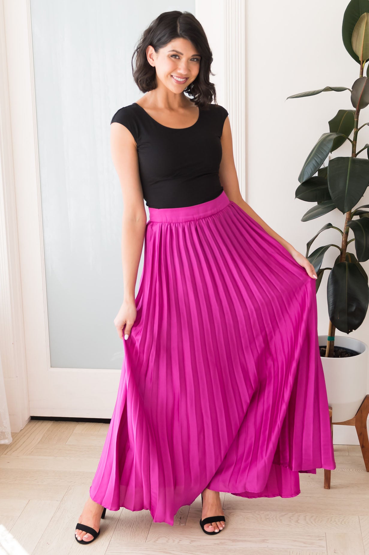 Reaching For The Stars Modest Maxi Skirt Skirts vendor-unknown 