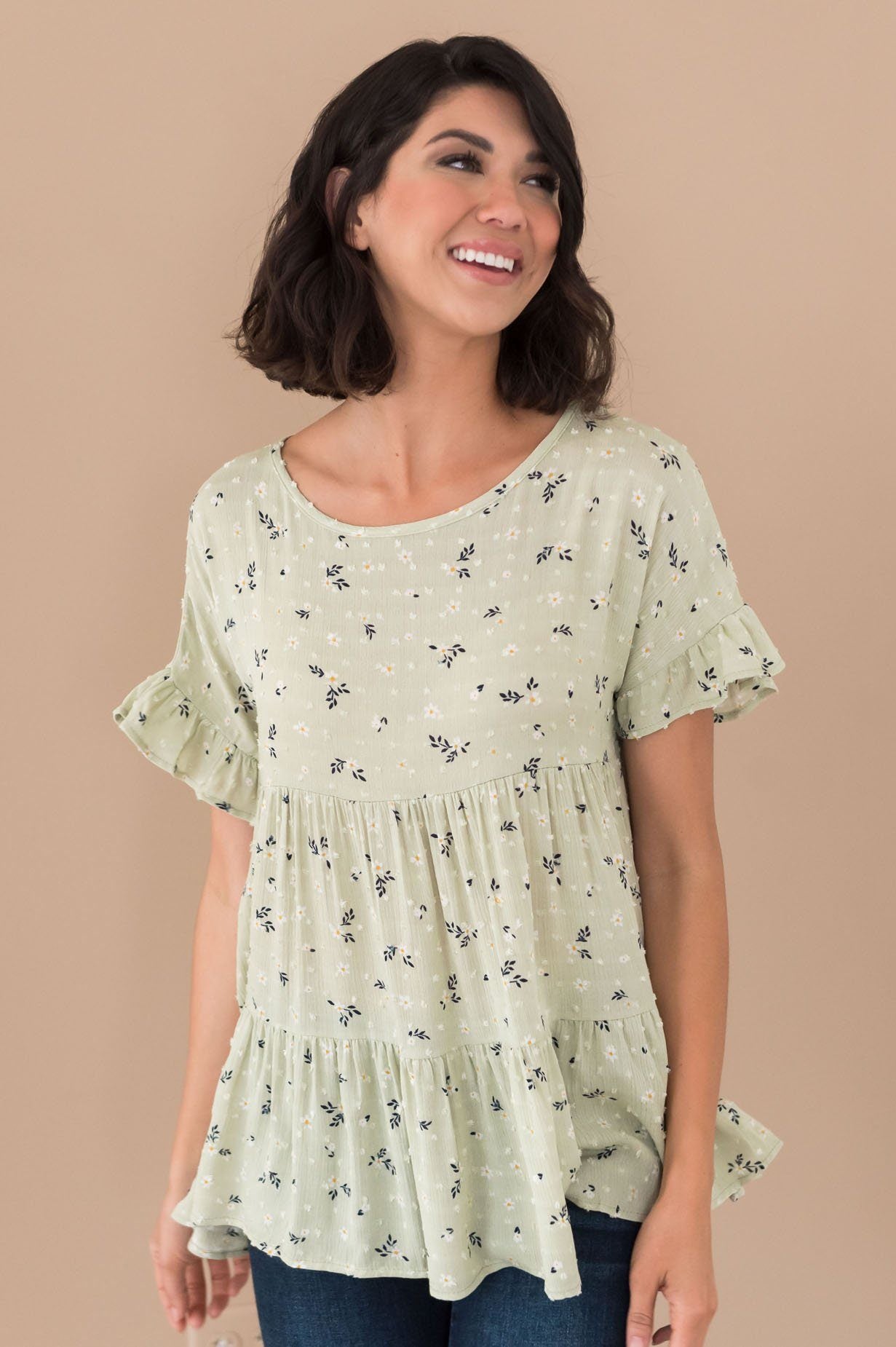 Dainty Daisy Modest Blouse Modest Dresses vendor-unknown 