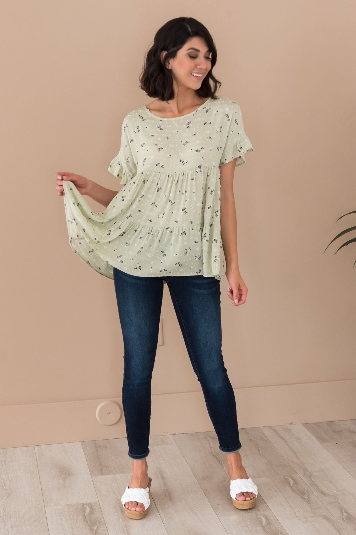 Dainty Daisy Modest Blouse Modest Dresses vendor-unknown 