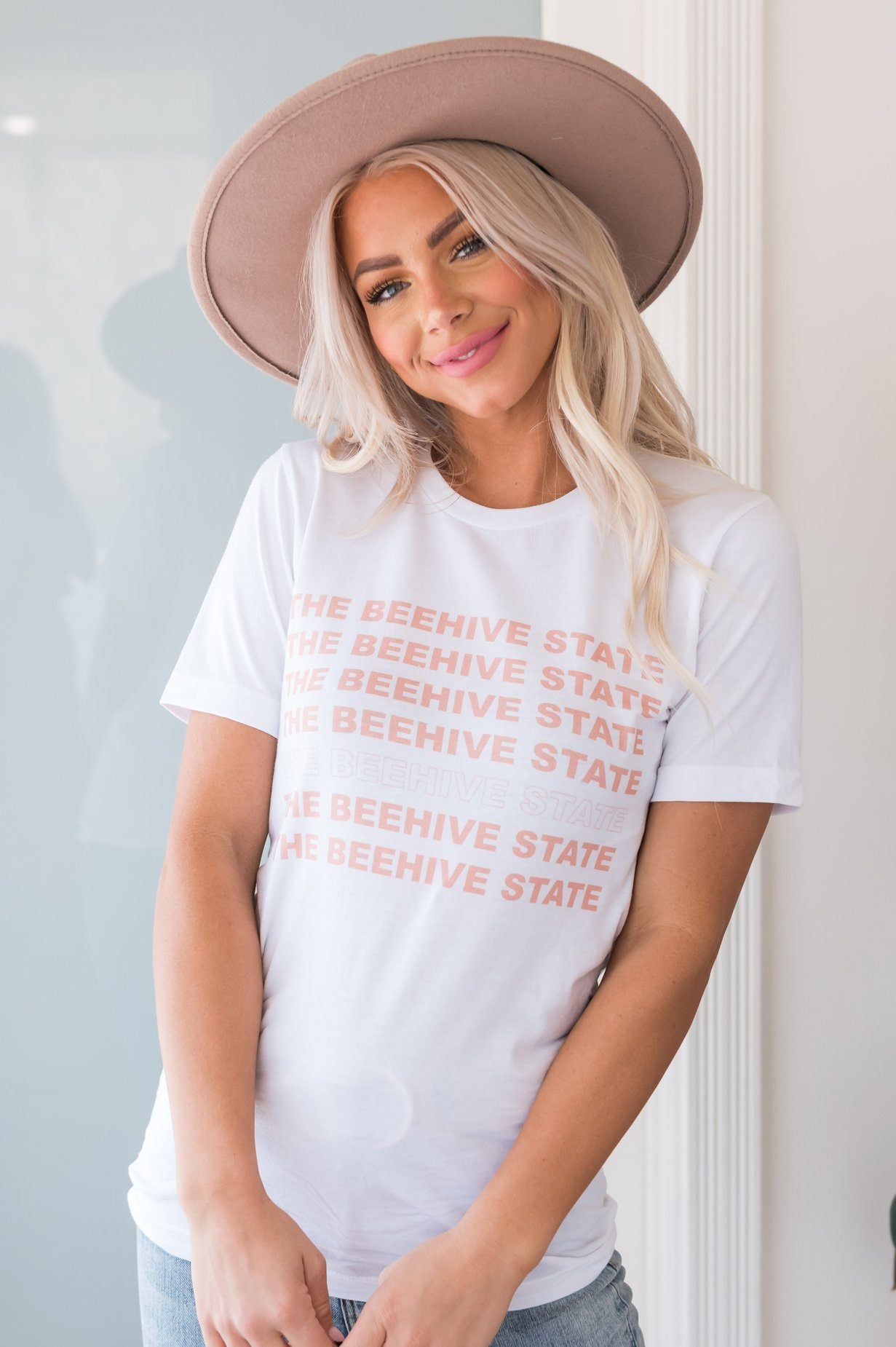 The Beehive State Modest Graphic Tee Modest Dresses vendor-unknown 