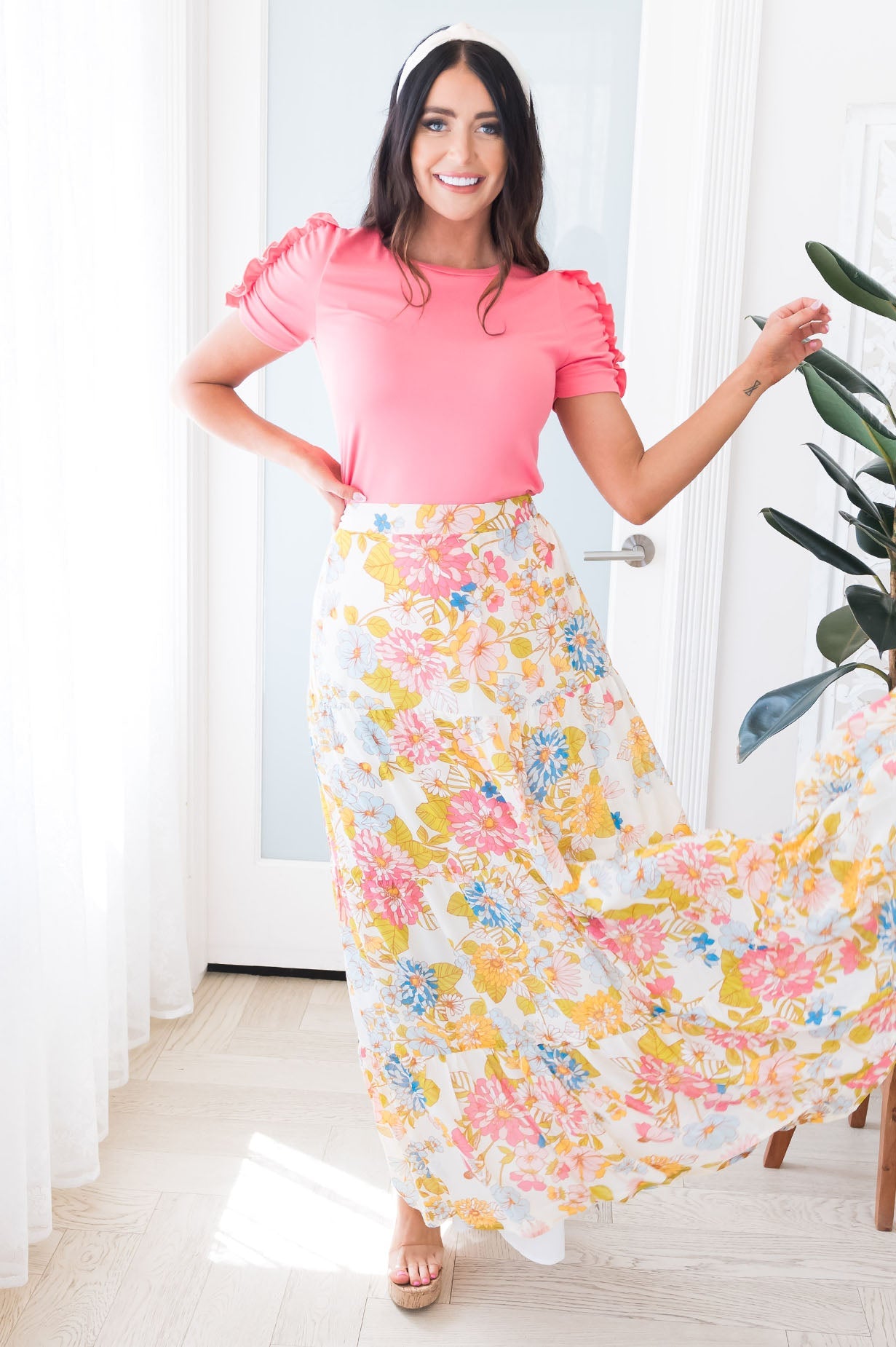 Boho Beauty Modest Maxi Skirt Skirts vendor-unknown 