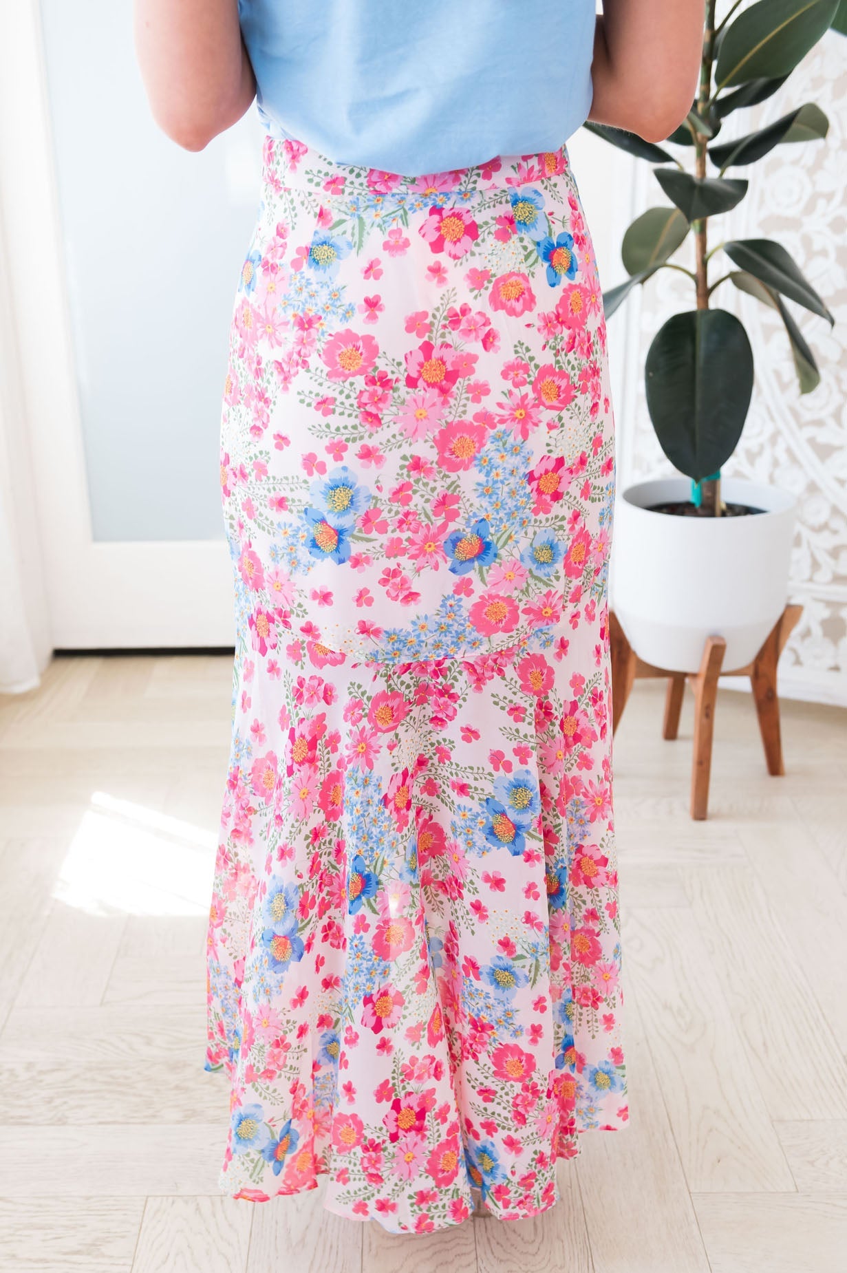 Such A Delight Modest Ruffle Skirt Skirts vendor-unknown 