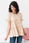 Easily Spotted Modest Babydoll Blouse Modest Dresses vendor-unknown