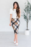 Plaid Perfection Modest Skirt Skirts vendor-unknown
