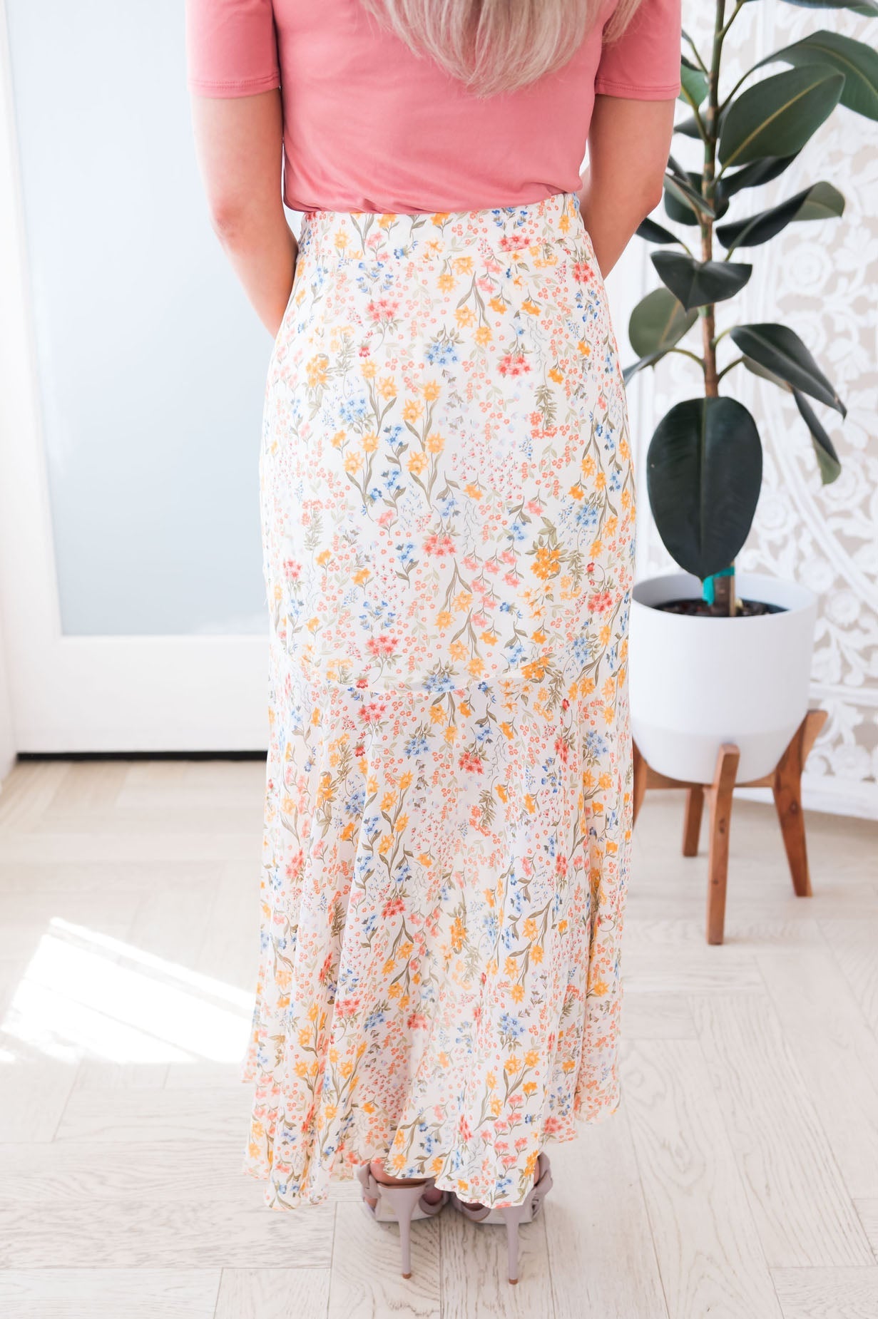 Such A Delight Modest Ruffle Skirt Skirts vendor-unknown 