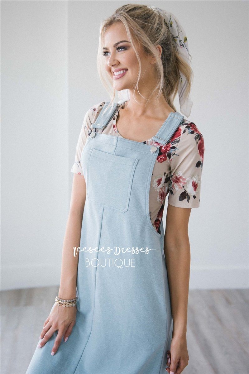 The Emiliana Overall Dress Modest Dresses vendor-unknown 