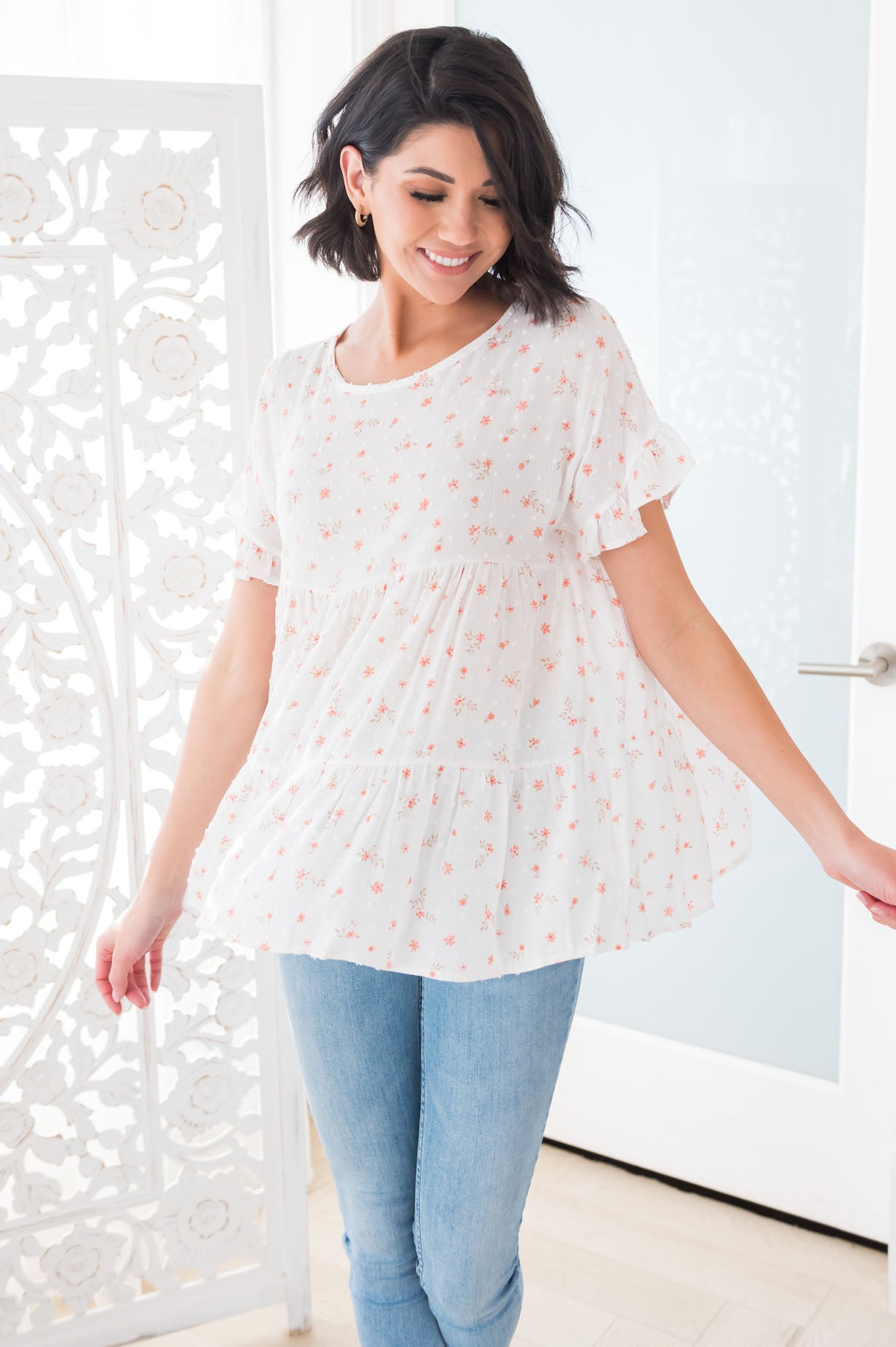 Dainty Daisy Modest Blouse Modest Dresses vendor-unknown 