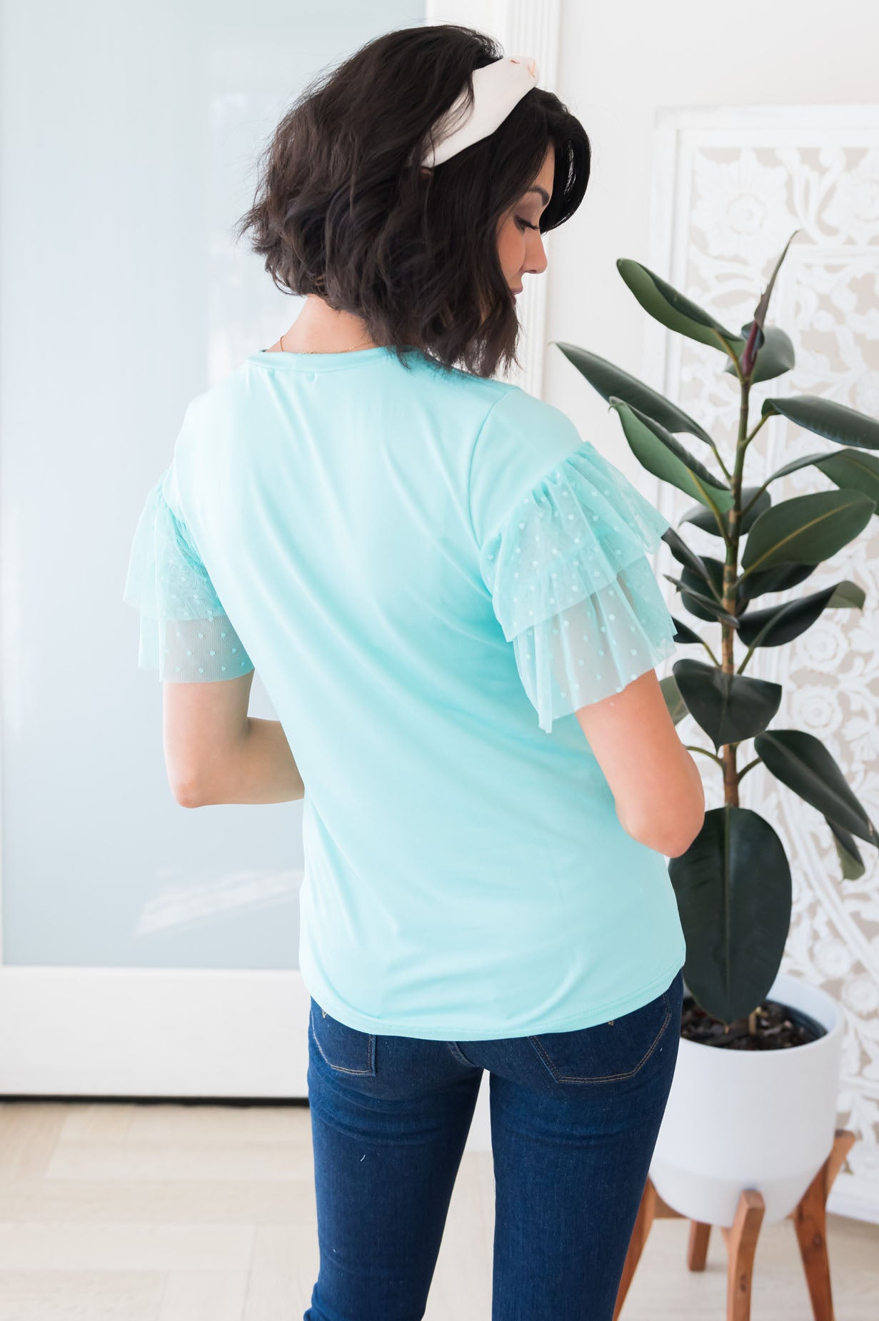 Isn't She Stunning Modest Top Tops vendor-unknown 