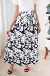 Field of Wildflowers Tie Waist Skirt Modest Dresses vendor-unknown