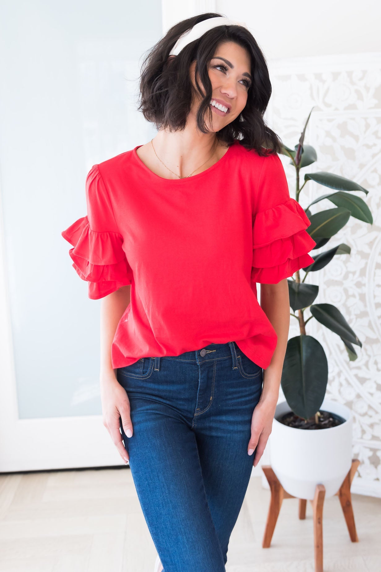 Time To Celebrate Modest Top Tops vendor-unknown 