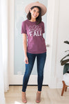 Hello Fall Graphic Tee Modest Dresses vendor-unknown