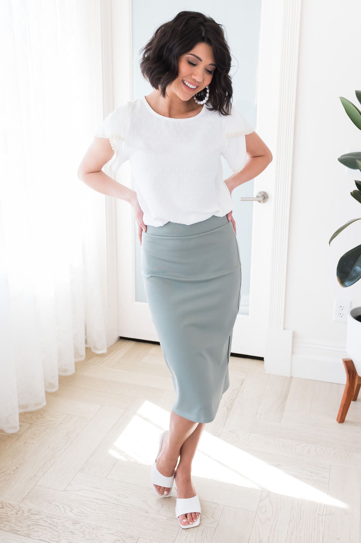 Perfect Fit Modest Pencil Skirt Skirts vendor-unknown 