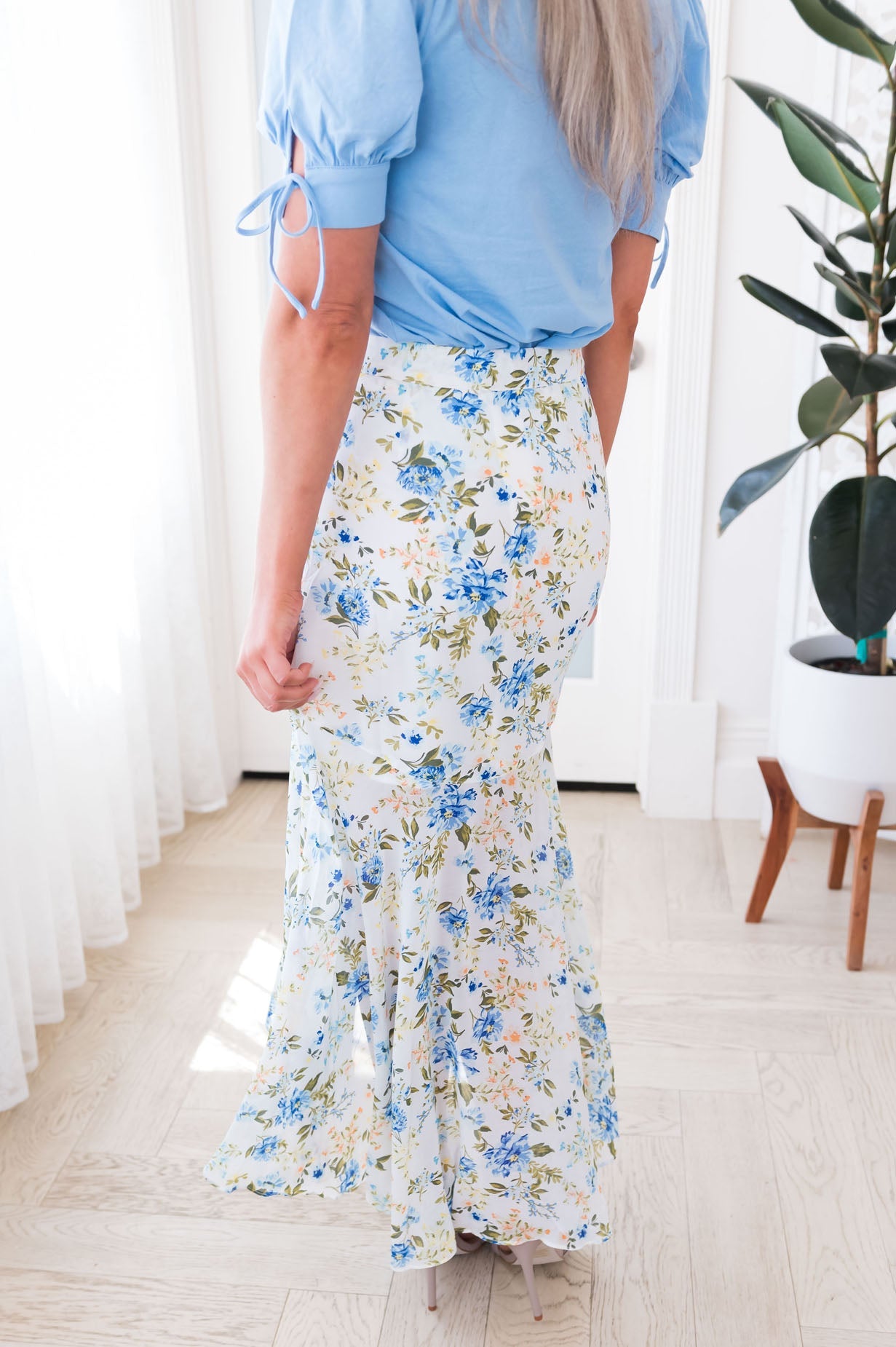 Such A Delight Modest Ruffle Skirt Skirts vendor-unknown 