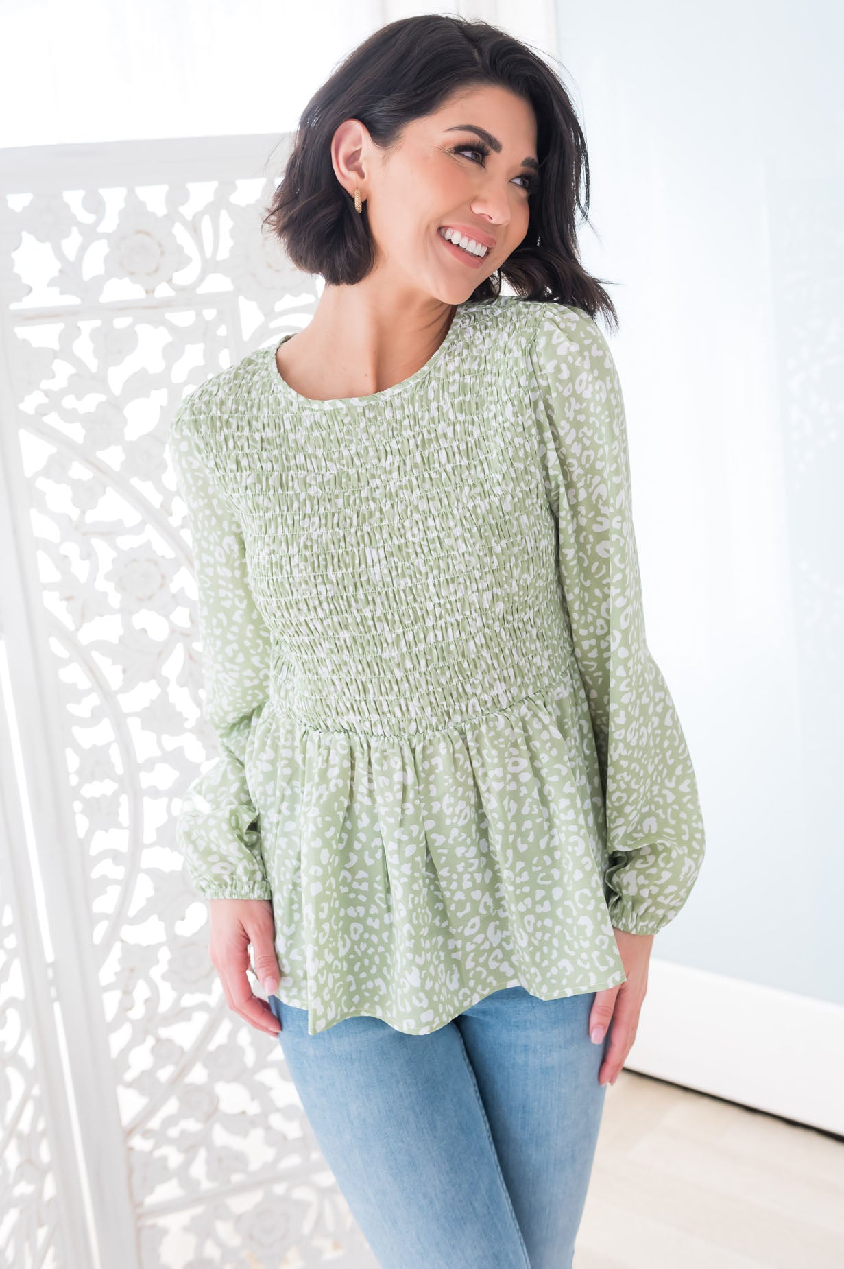 Can't Catch Me Modest Blouse Modest Dresses vendor-unknown 