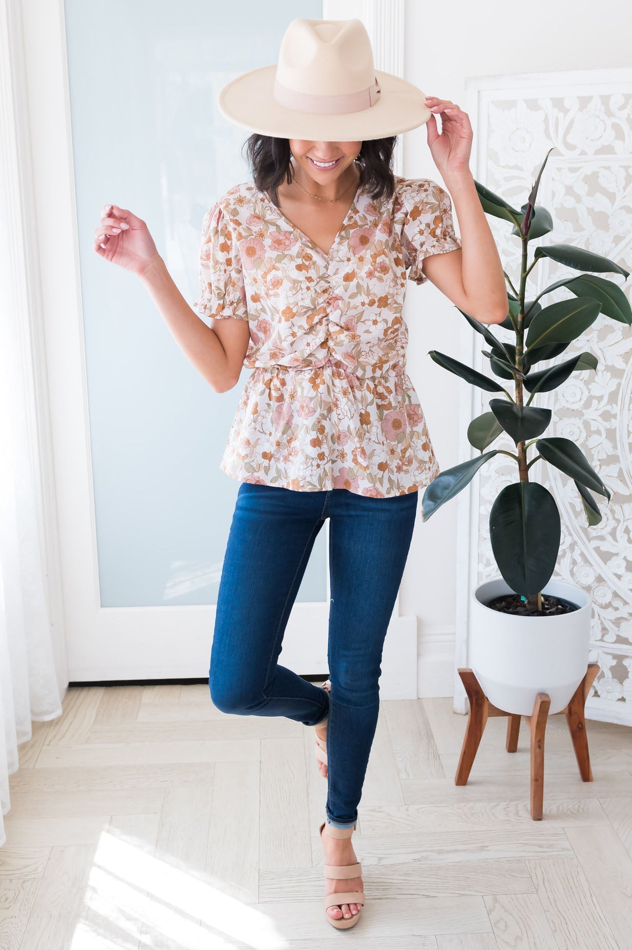 Giving Out Grace Modest Blouse Tops vendor-unknown 