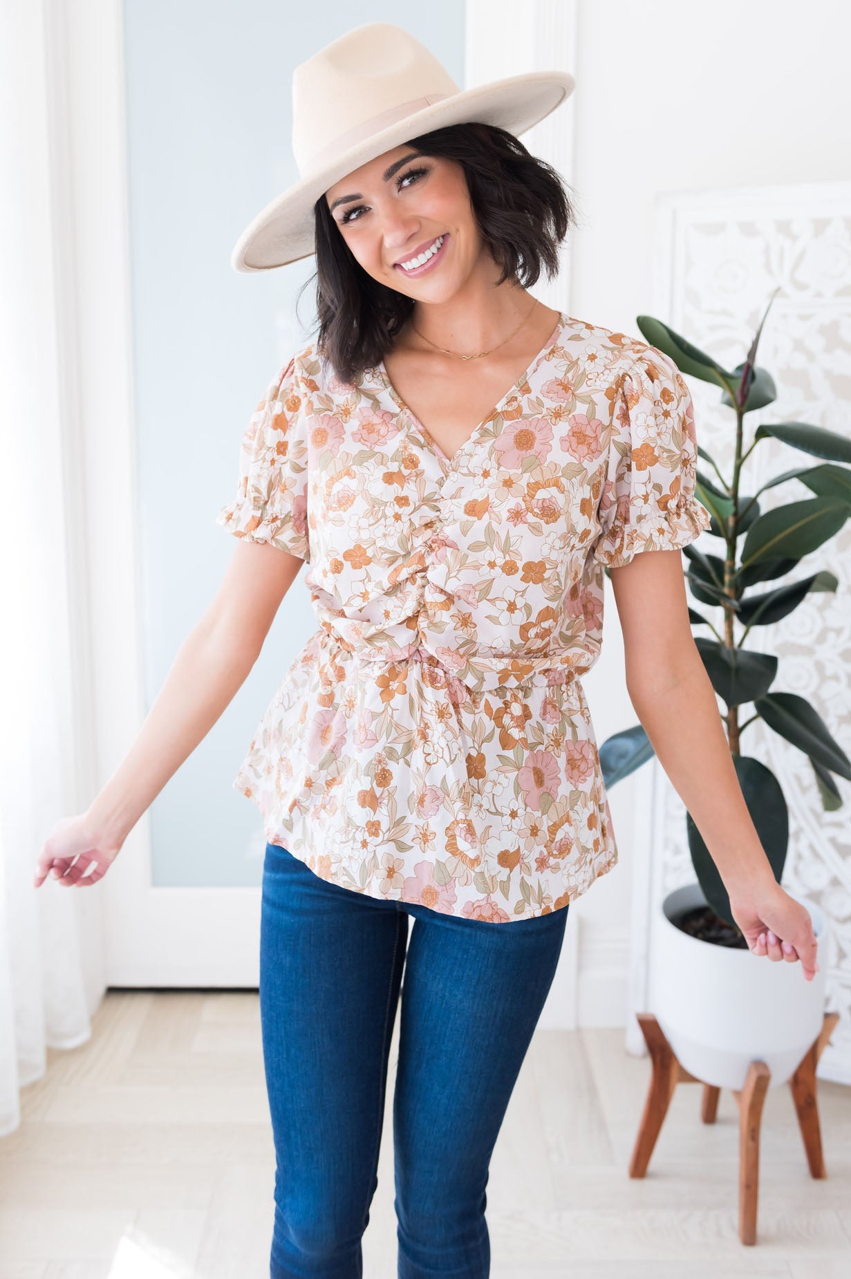 Giving Out Grace Modest Blouse Tops vendor-unknown 